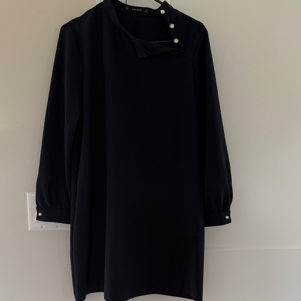 Elegant Navy Blue Dress